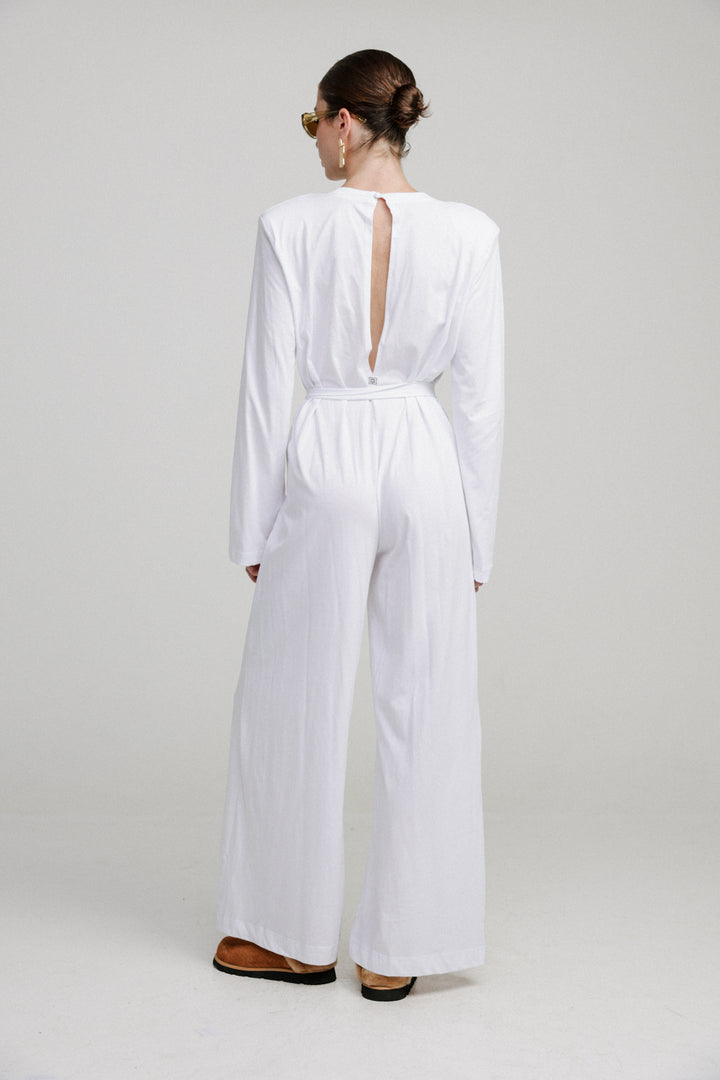 Easier White Jumpsuit