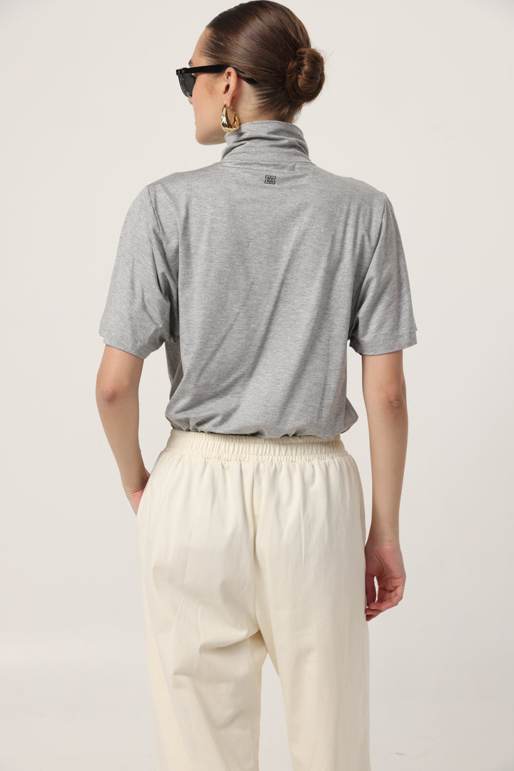 Adamon Sparkly Grey Polo