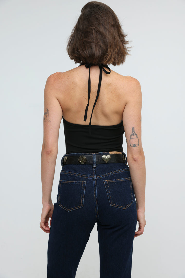 Strobe Black Bodysuit