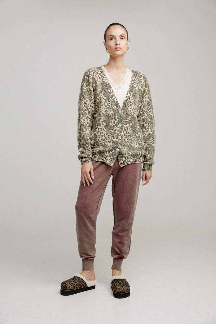 Diary Leopard Cardigan