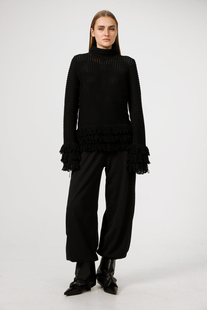 Respect Black Jumper