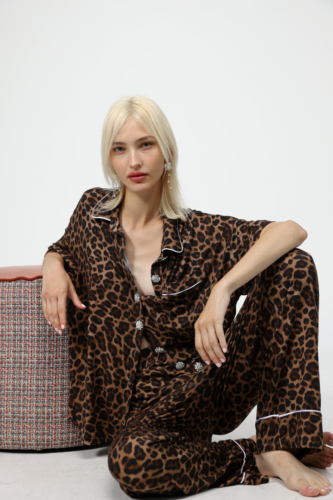 Digi Leopard Pajama Set