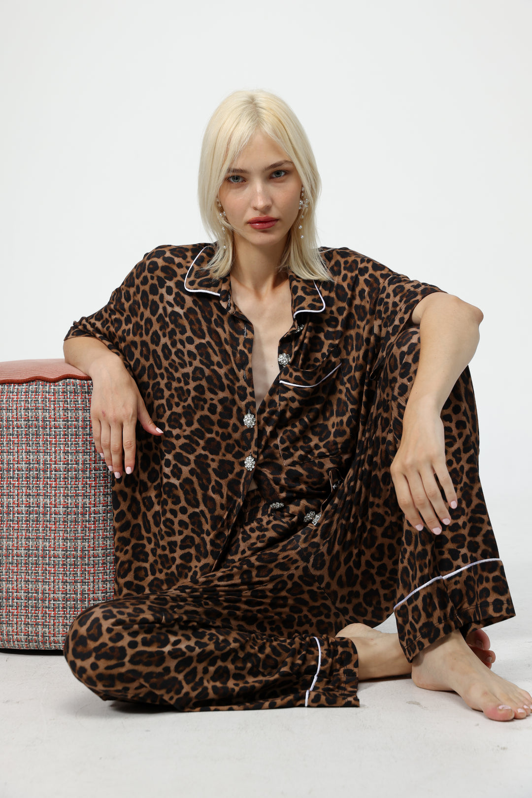 Digi Leopard Pajama Set