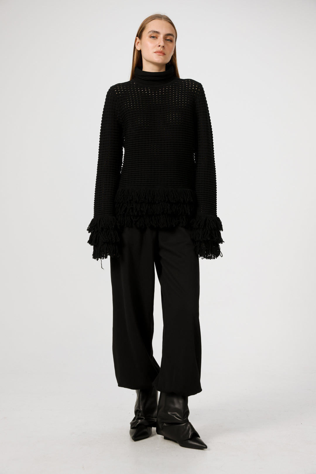 Respect Black Jumper