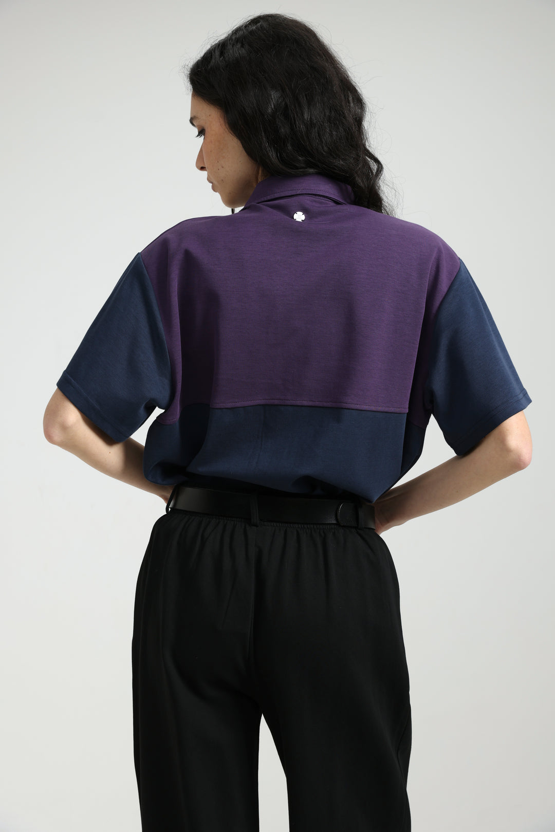 Sun Navy/Purple Polo T-Shirt