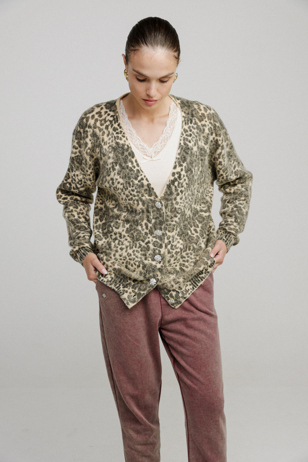 Diary Leopard Cardigan