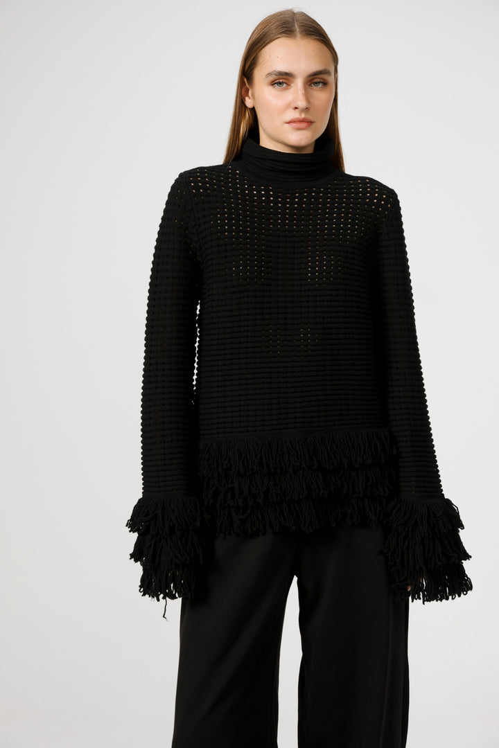 Respect Black Jumper