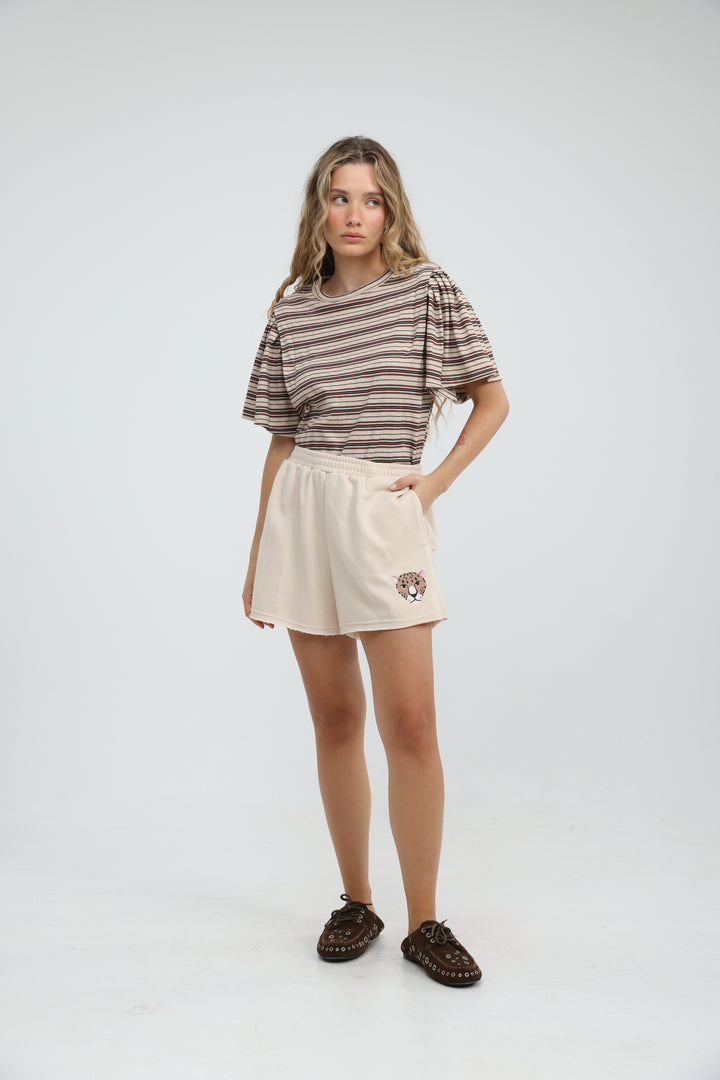 First Brown Stripes T-Shirt