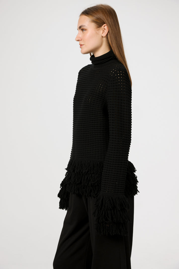 Respect Black Jumper
