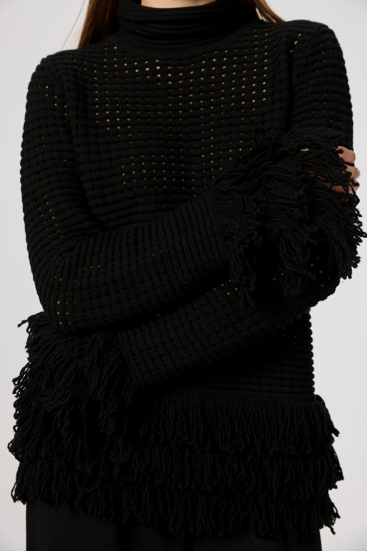 Respect Black Jumper