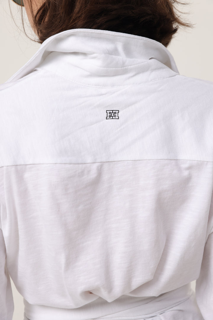 Secret White Wrap Polo