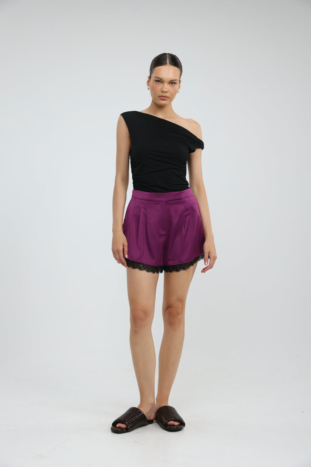 Harmony Purple Shorts