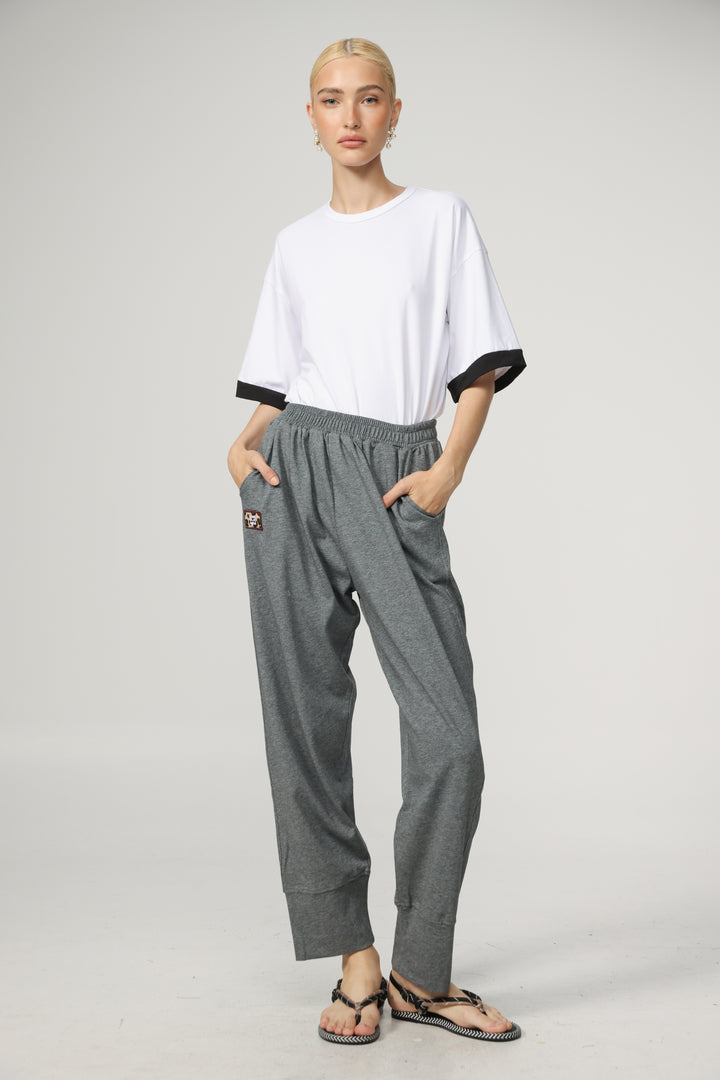 Rock Contrast White T-Shirt