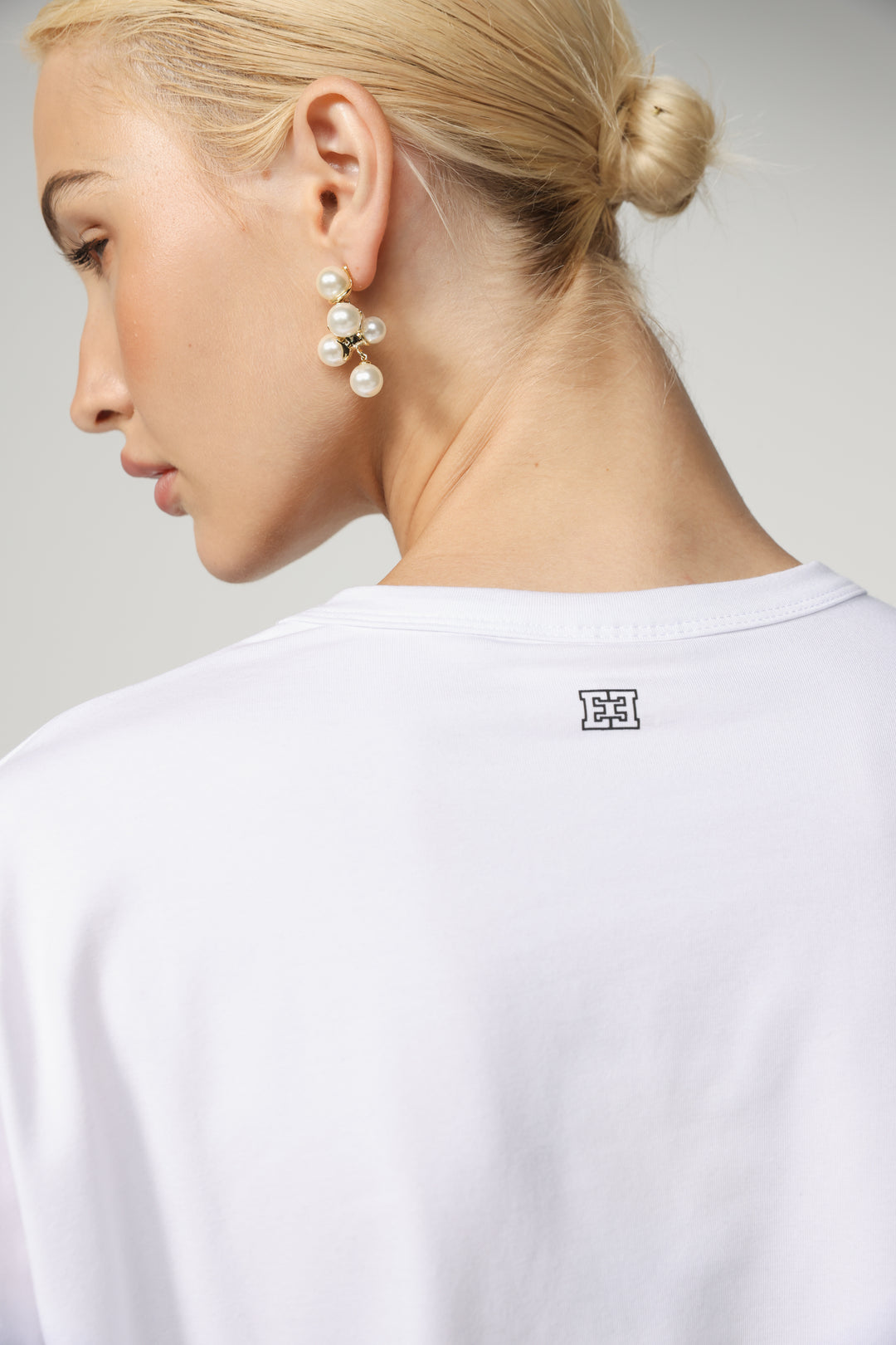 Rock Contrast White T-Shirt