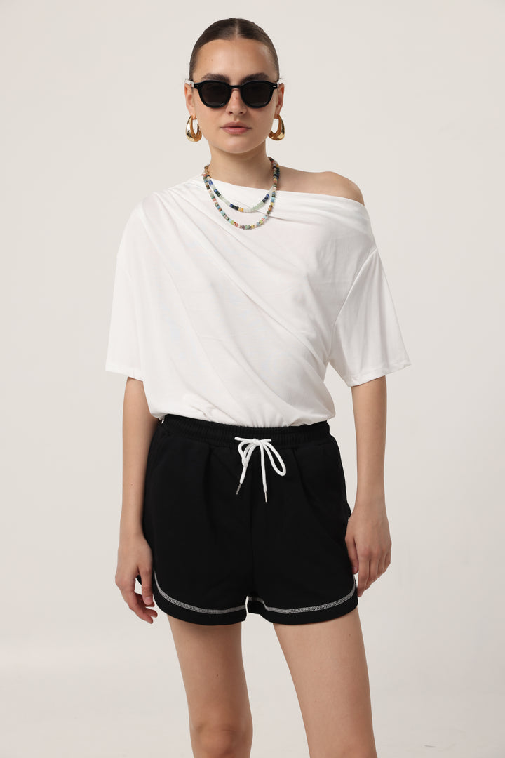 Edge Black Shorts