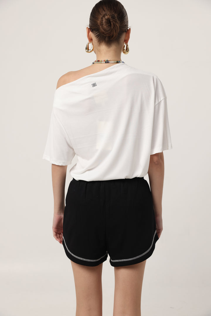 Edge Black Shorts