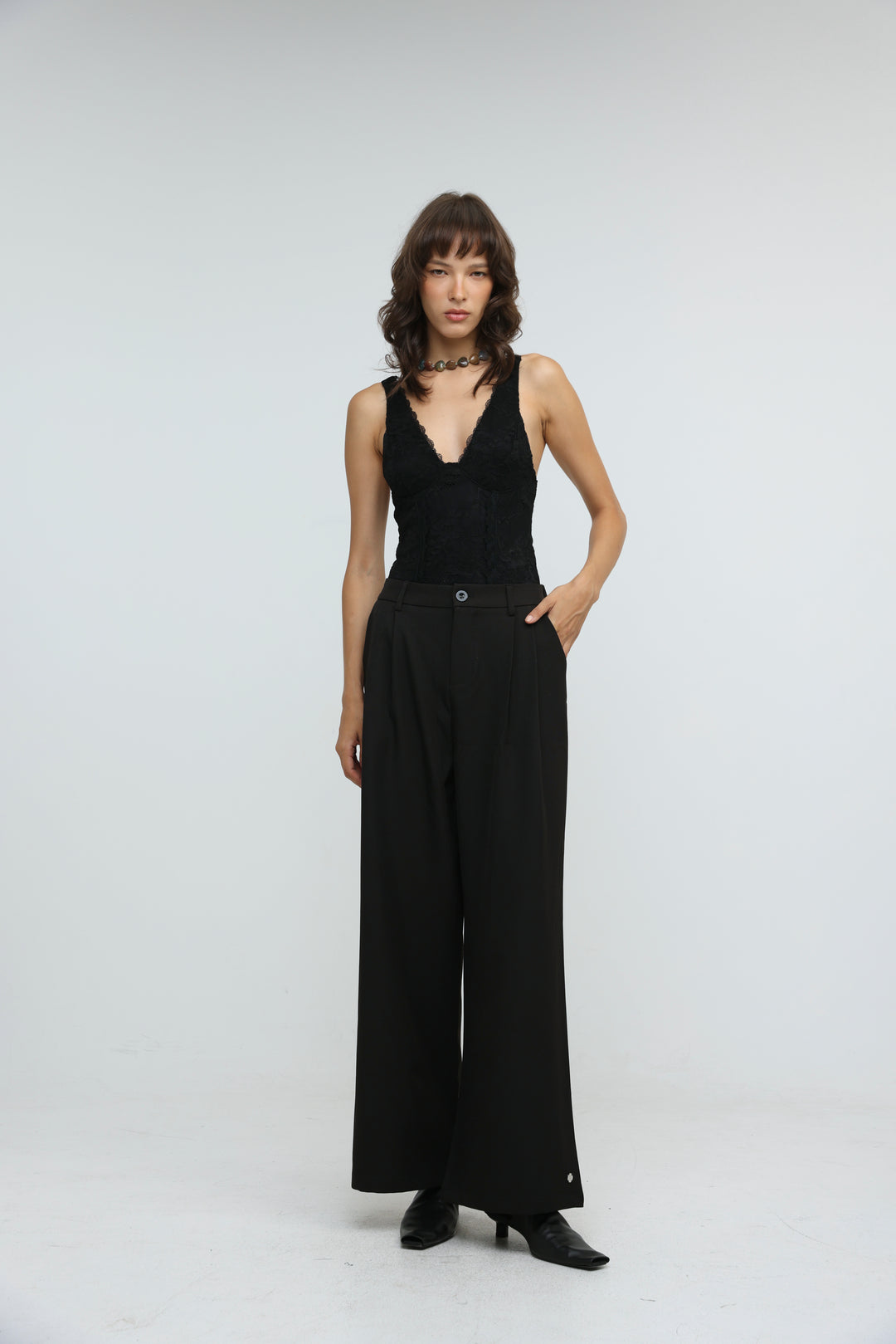 Tempt Black Bodysuit