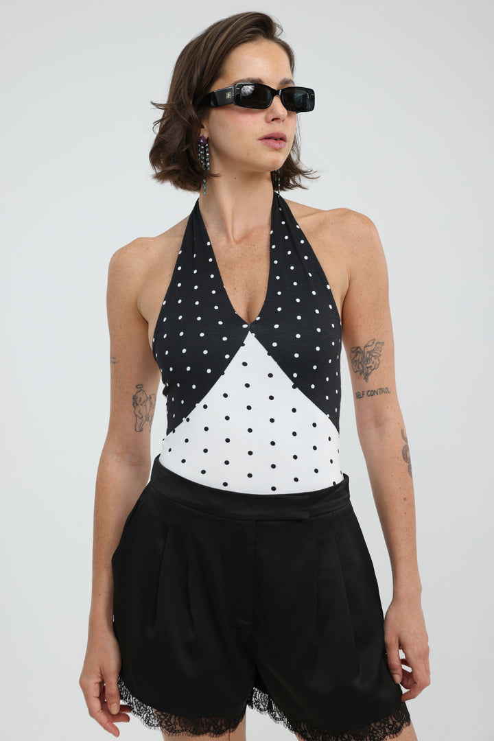 Note Mixed Dots Bodysuit