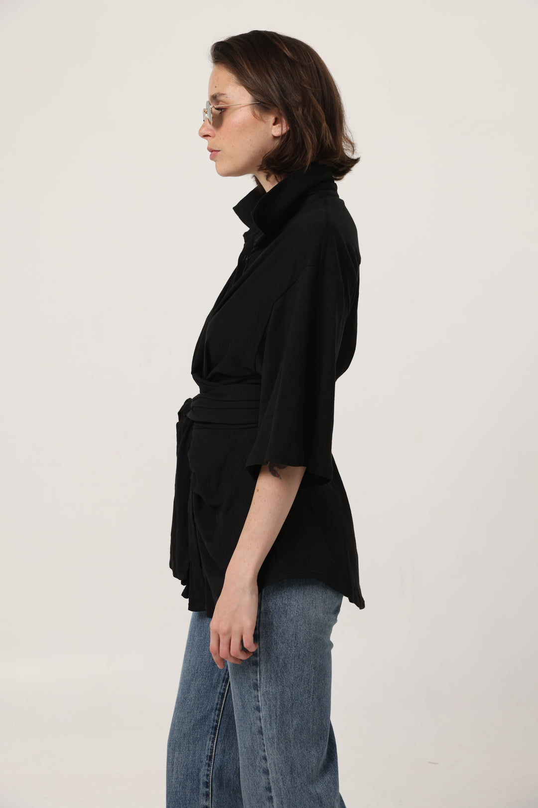 Secret Black Wrap Polo