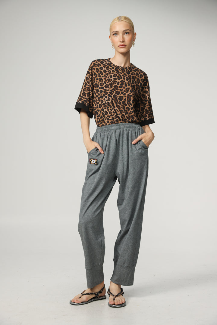 Rock Contrast Leopard T-Shirt