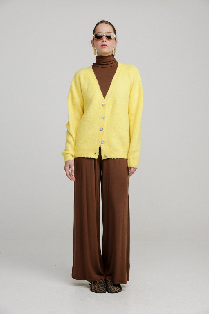 Diary Yellow Cardigan