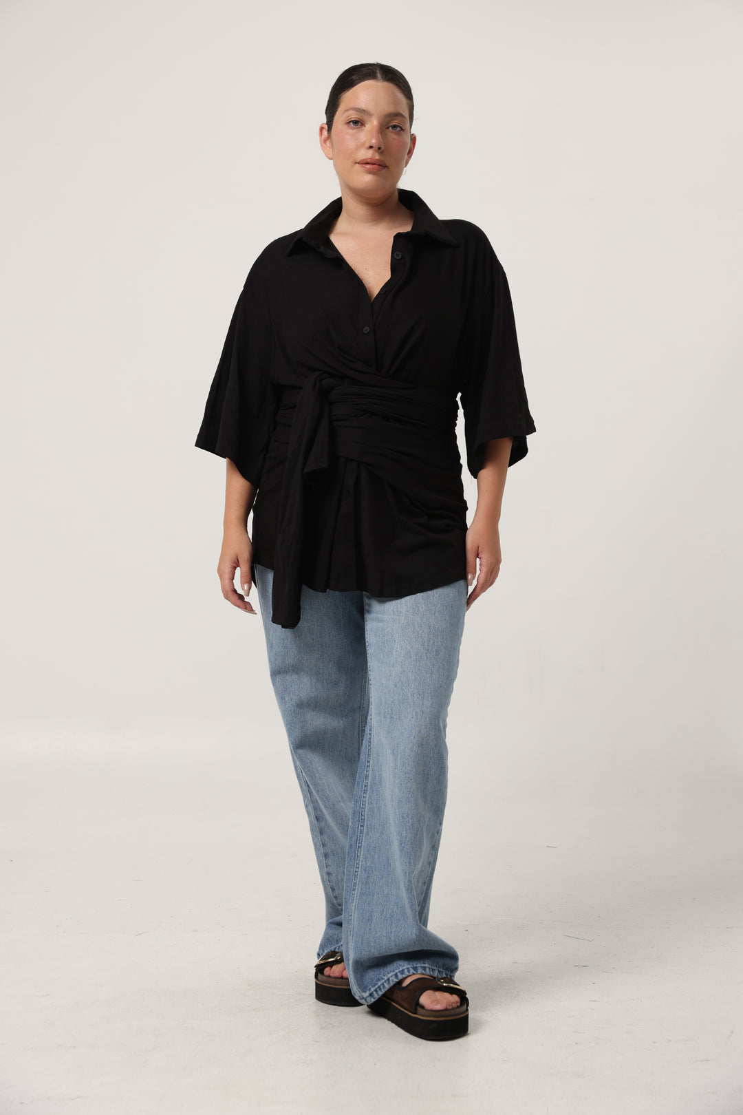 Secret Black Wrap Polo