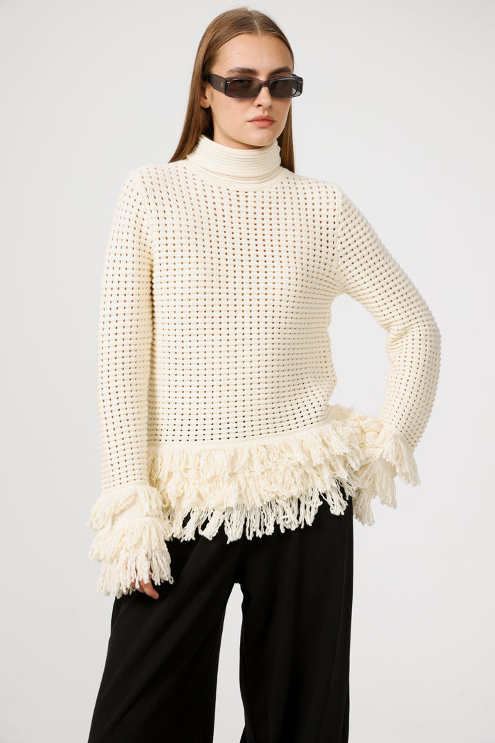Respect Cream Jumper
