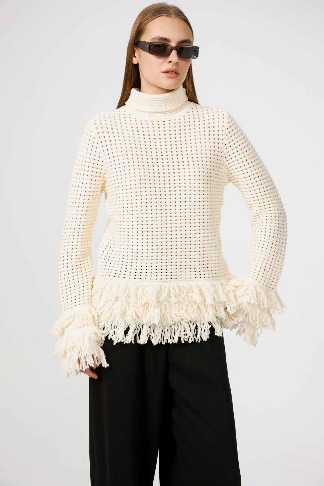 Respect Cream Jumper