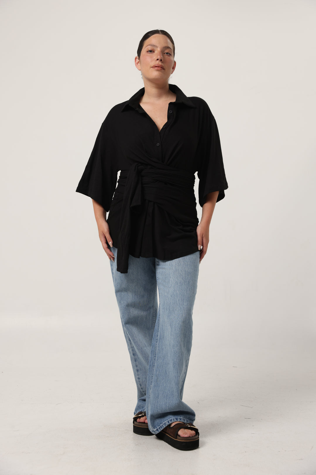 Secret Black Wrap Polo