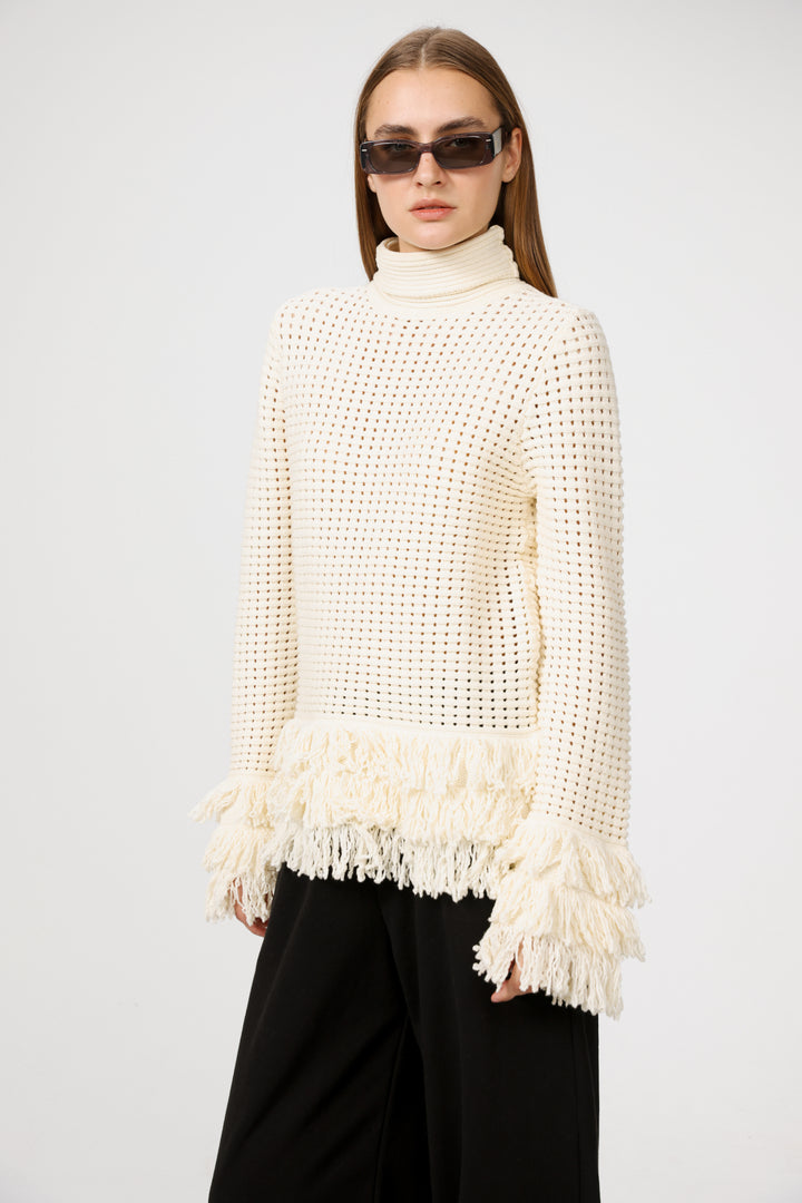 Respect Cream Jumper