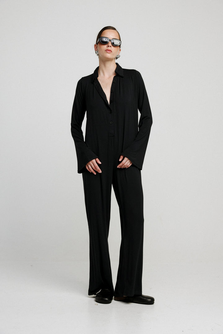 Embrace Black Jumpsuit