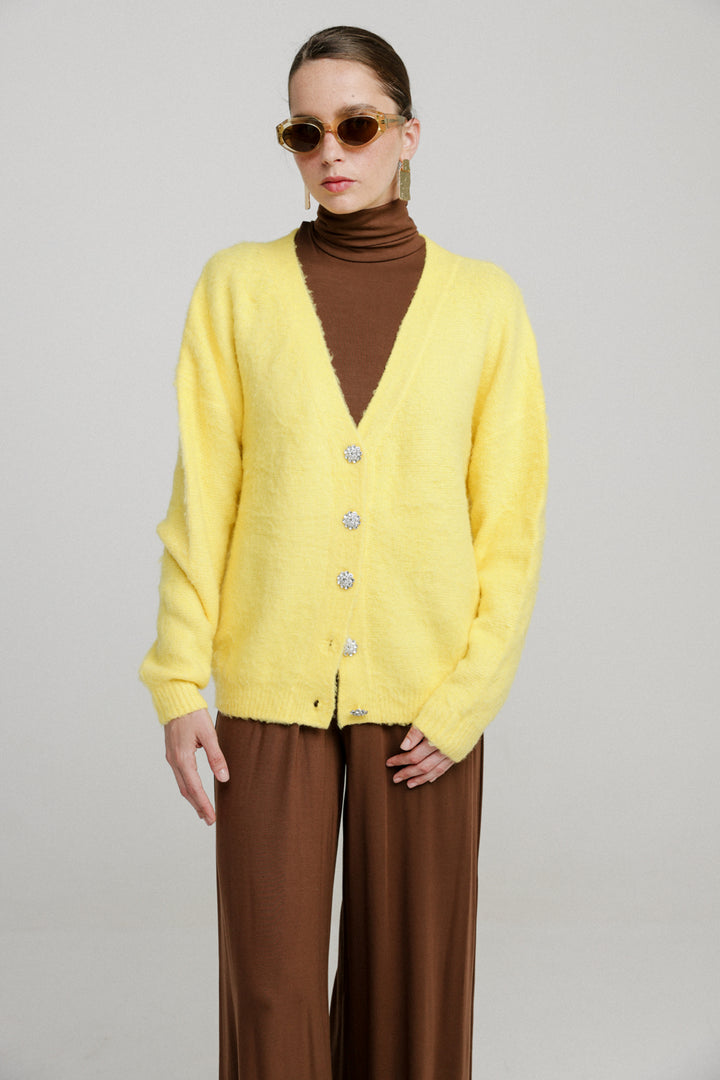 Diary Yellow Cardigan