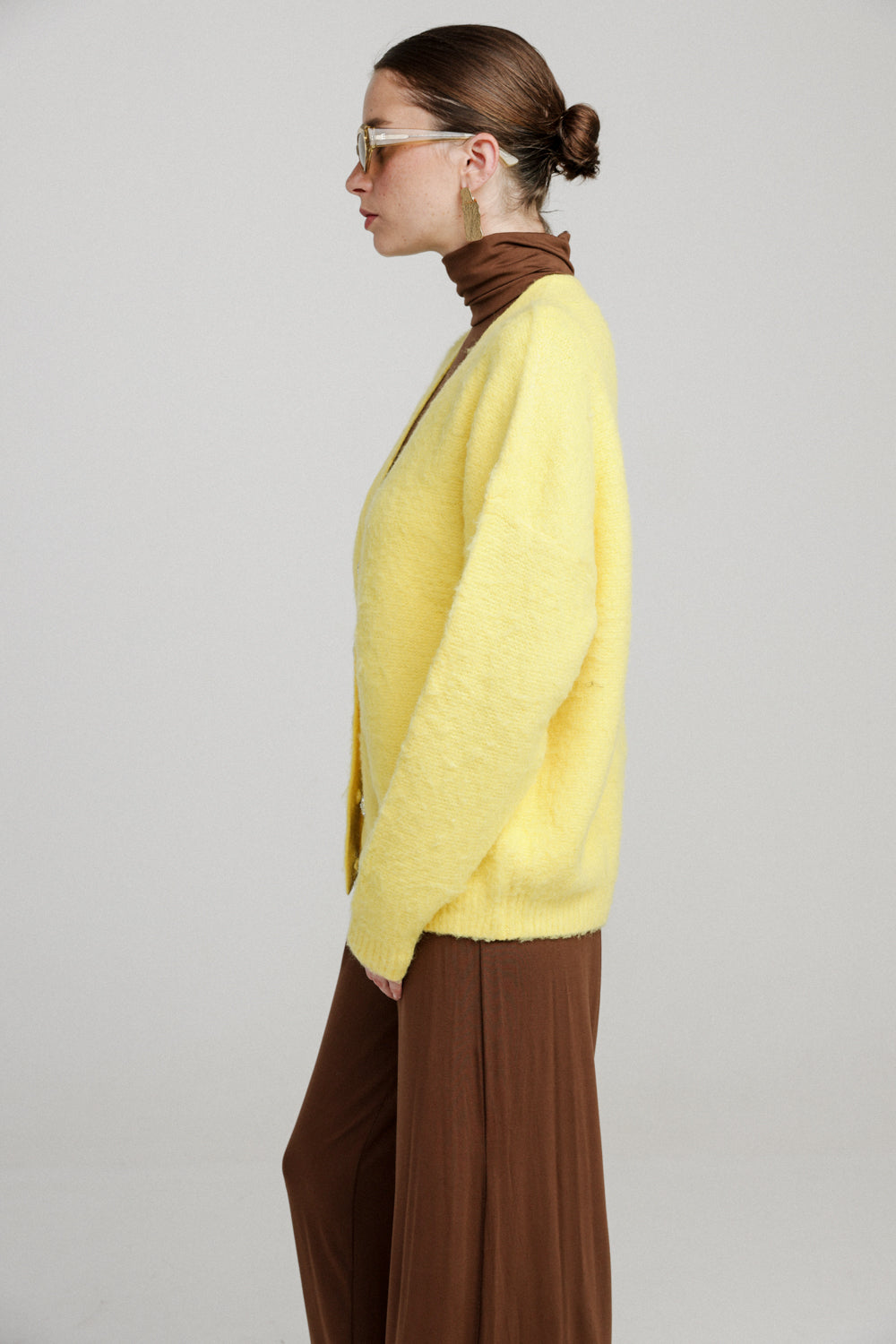 Diary Yellow Cardigan