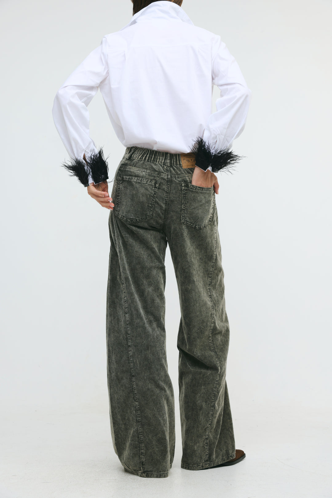 Star 546 Grey Corduroy Denim
