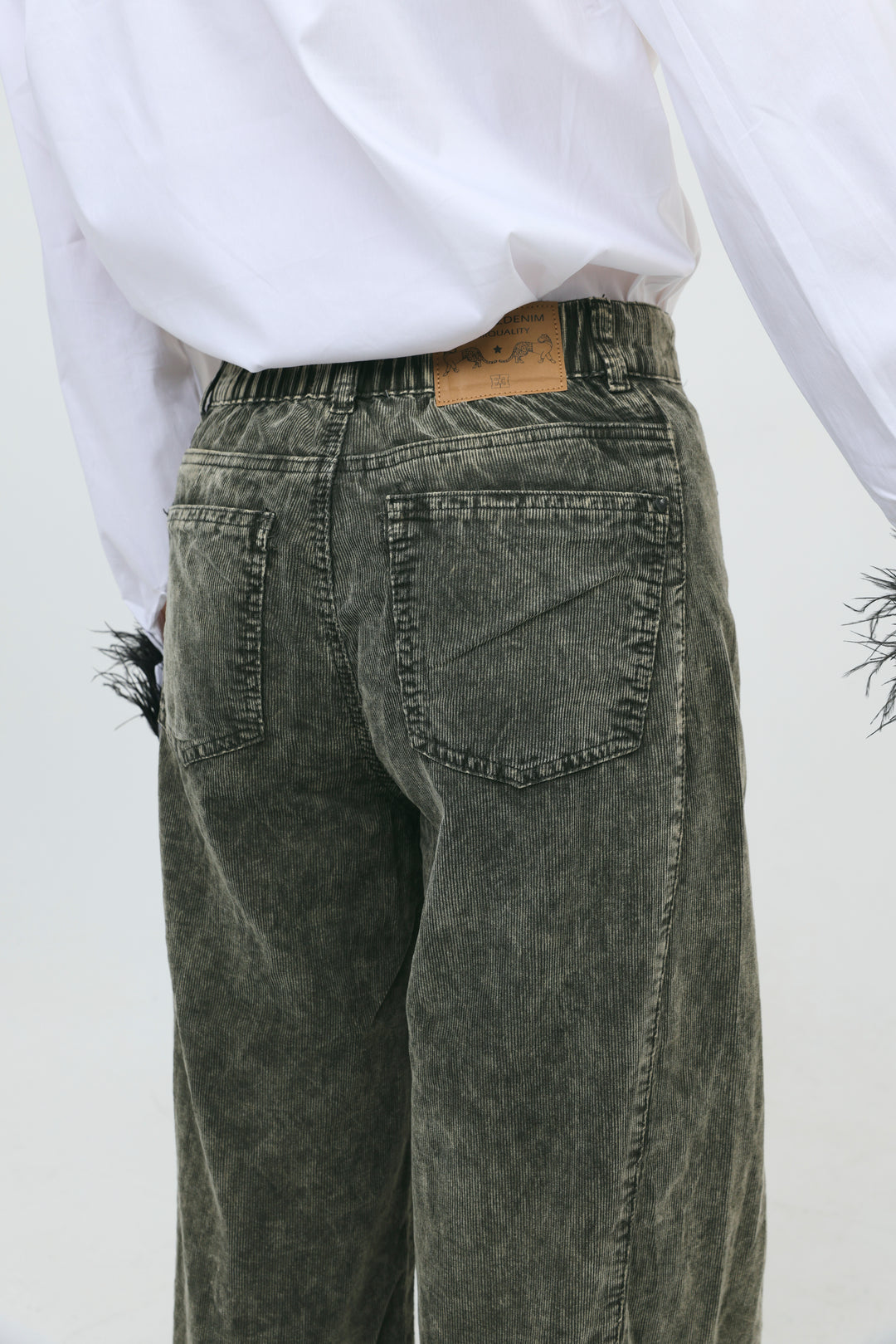 Star 546 Grey Corduroy Denim