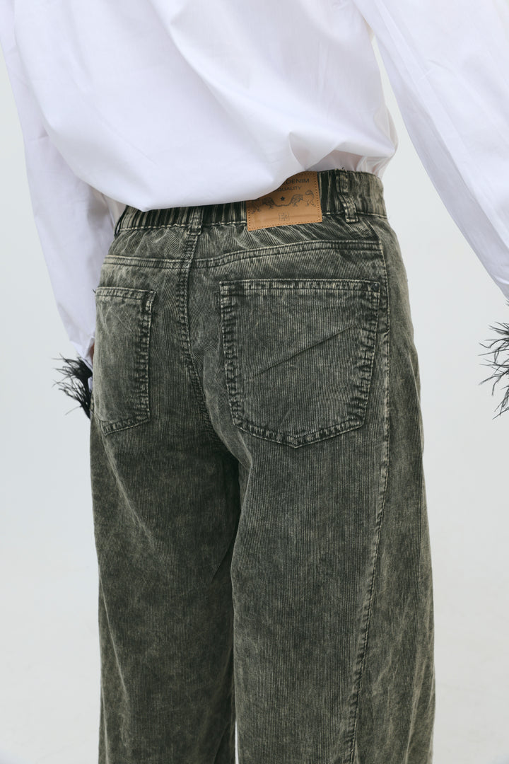 Star 546 Grey Corduroy Denim