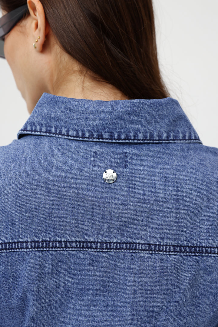 Cubicle Blue Denim Buttoned Shirt