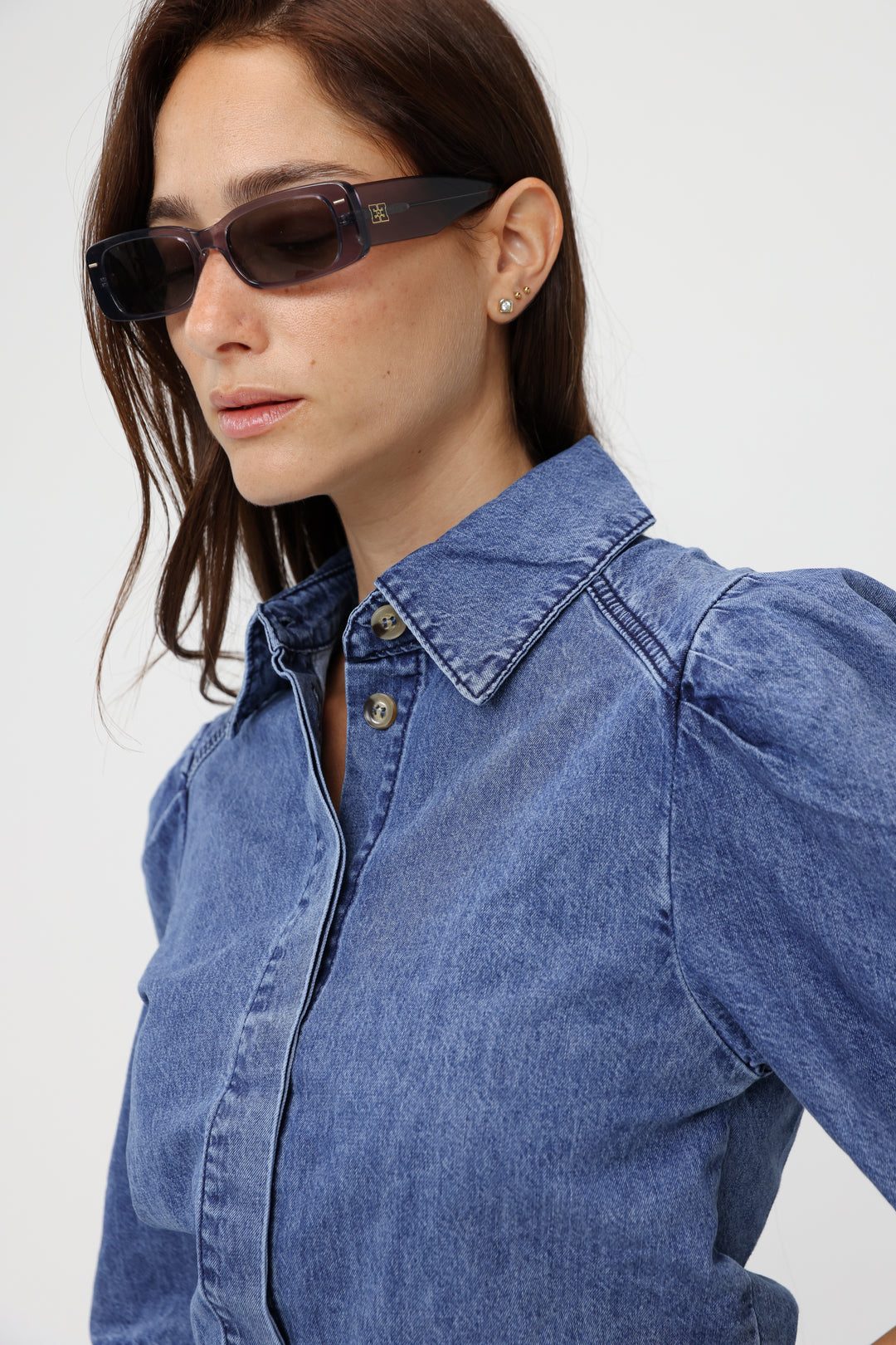 Cubicle Blue Denim Buttoned Shirt