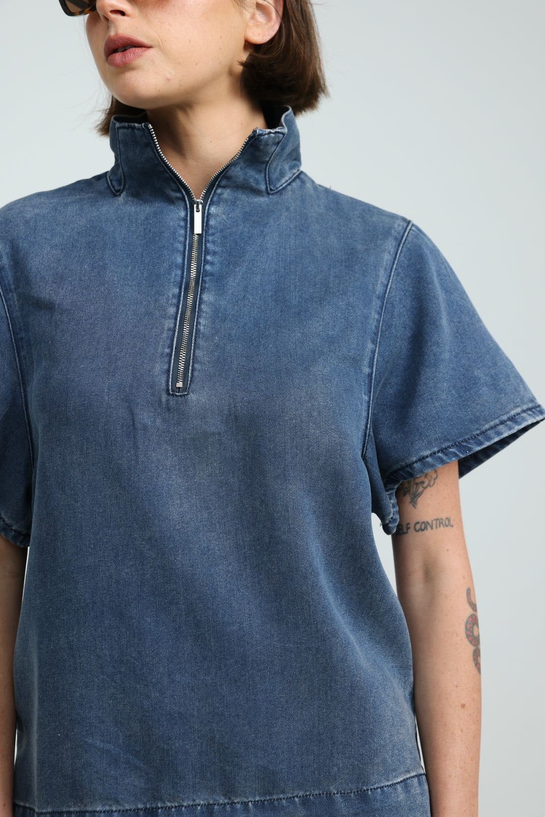 Adamon Blue Denim Polo