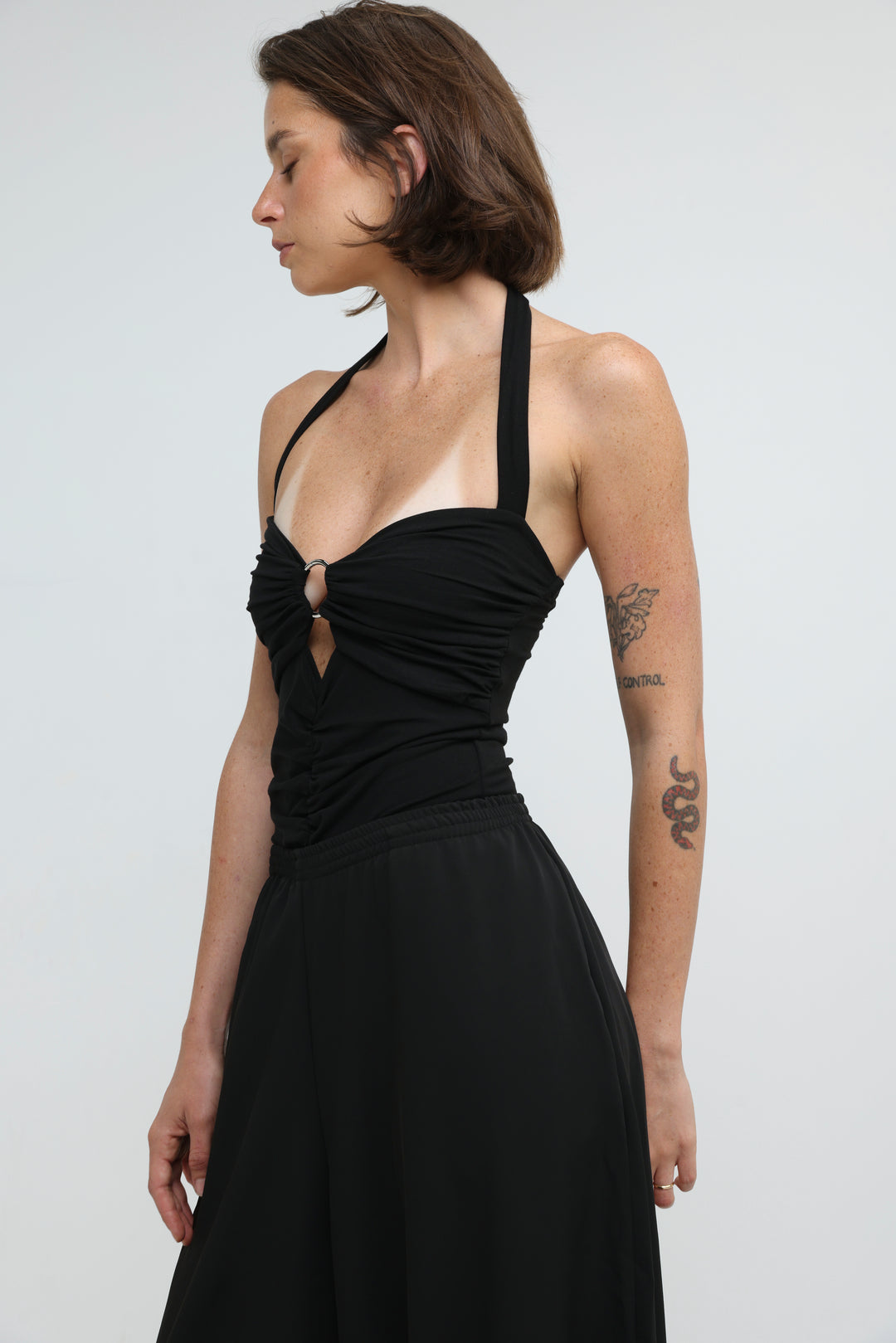 Glare Black Bodysuit