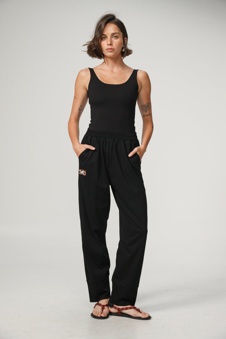 Base Black Joggers