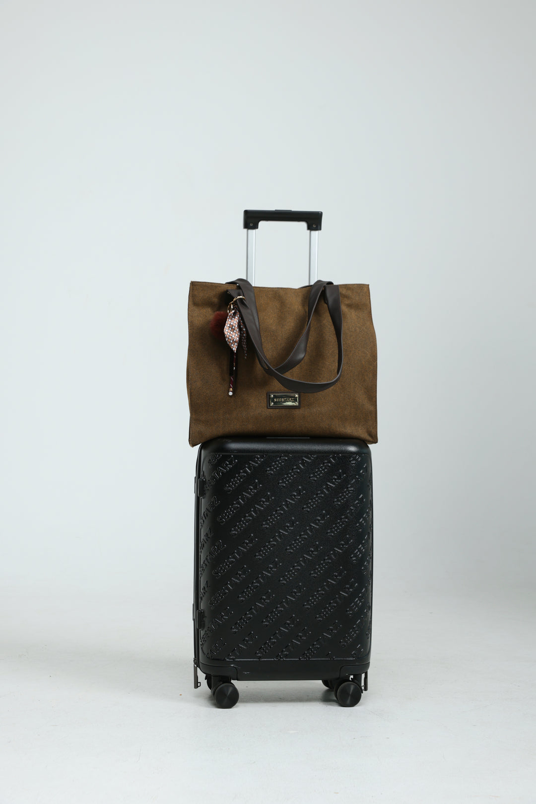 Brown Travel Tote Bag