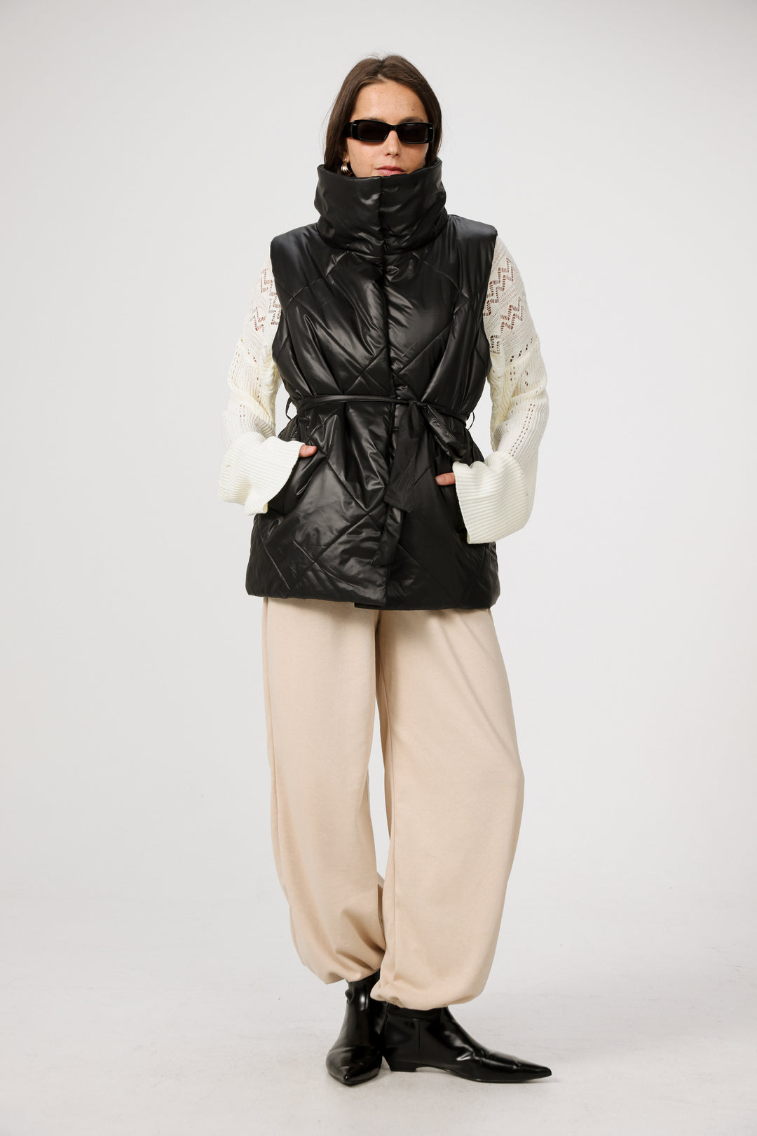 Find Black Quilted Vest