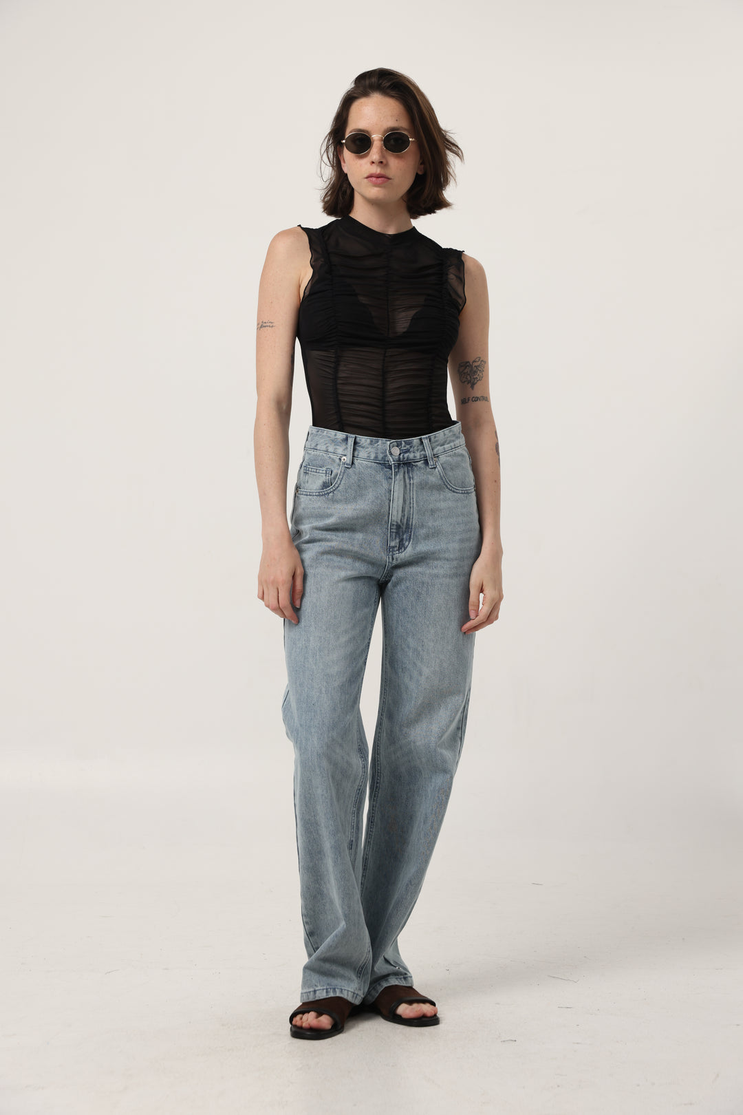 Touch Black Mesh Tank