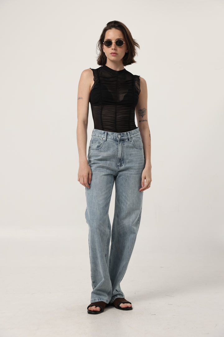 Touch Black Mesh Tank