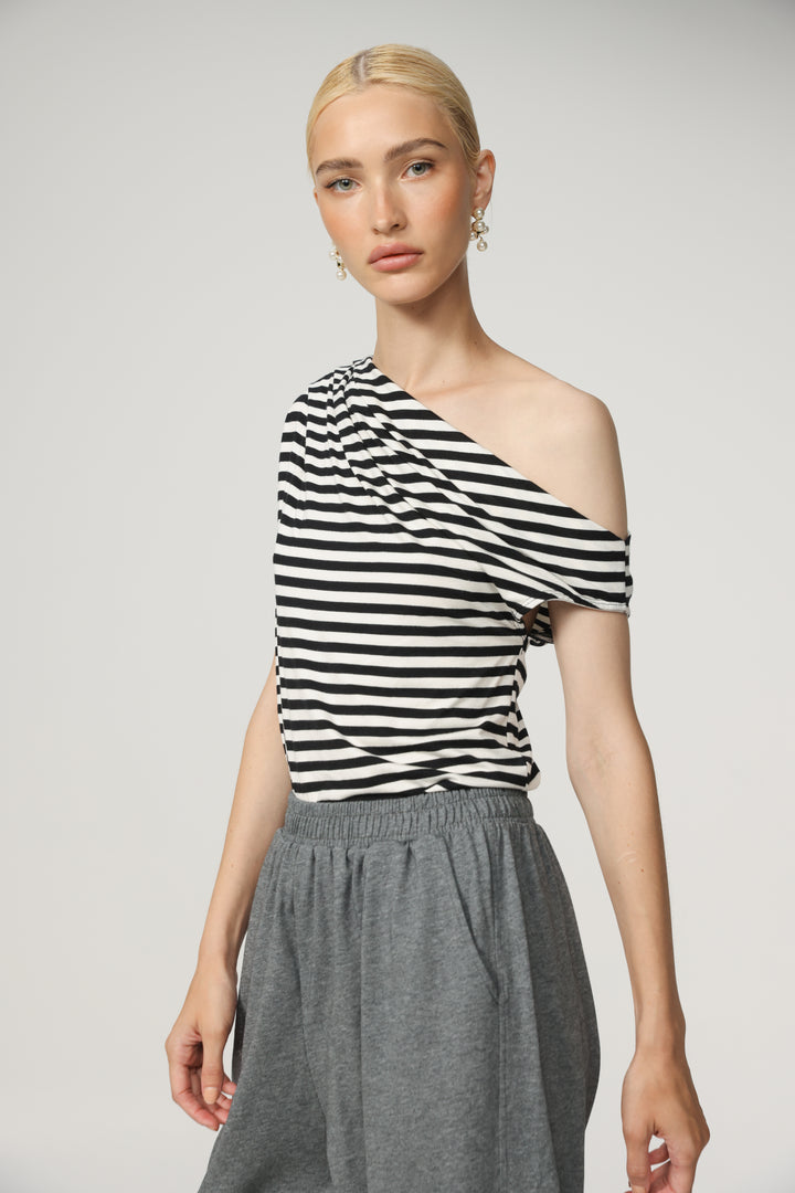 Twist Striped Top