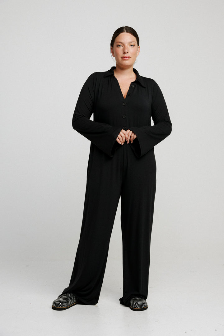 Embrace Black Jumpsuit