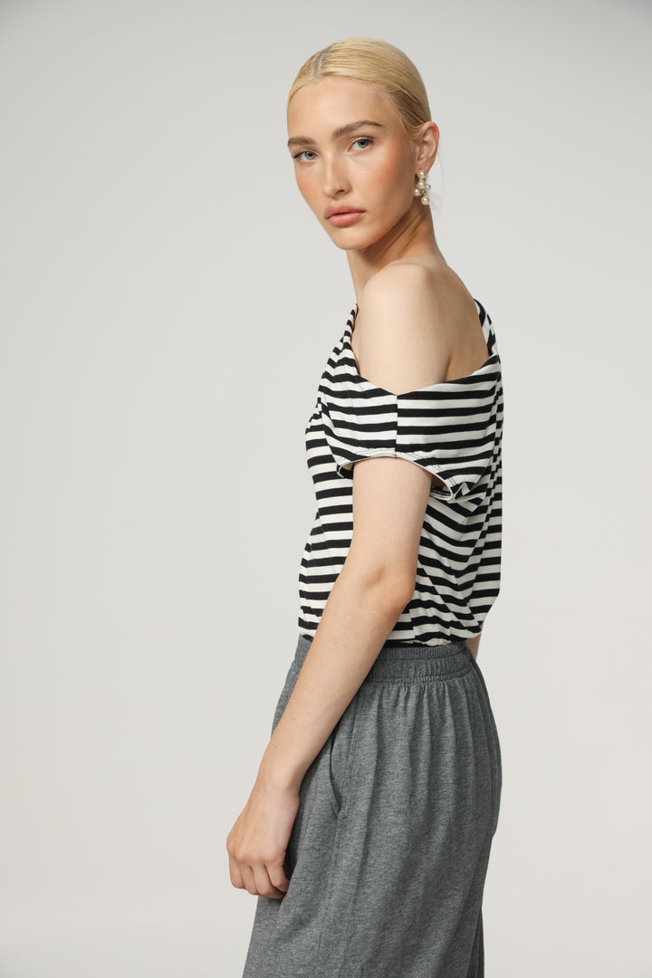 Twist Striped Top