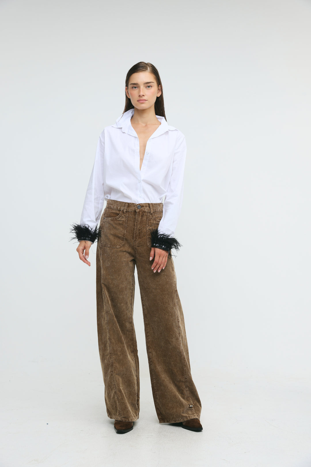 Star 546 Brown Corduroy Denim