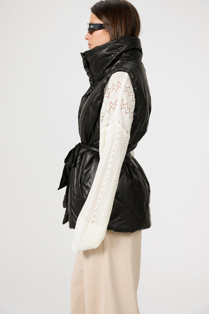 Find Black Quilted Vest